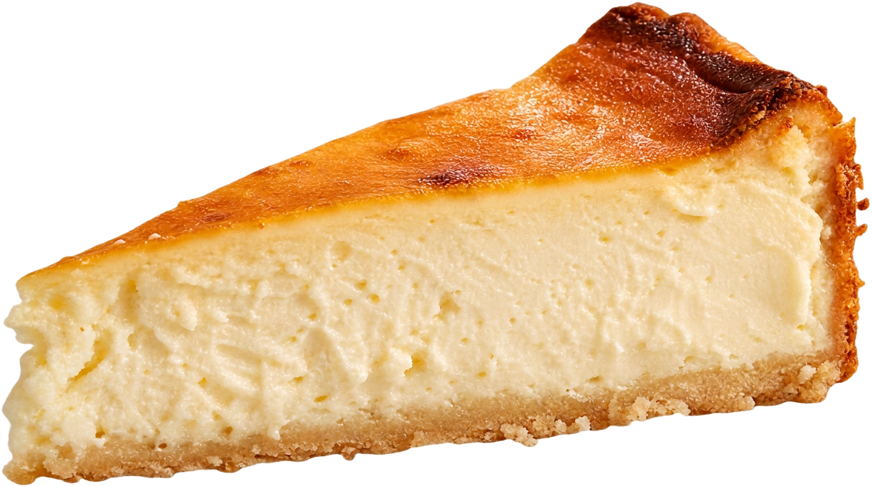 KI-generierte Visualisierung: Stück Käsekuchen