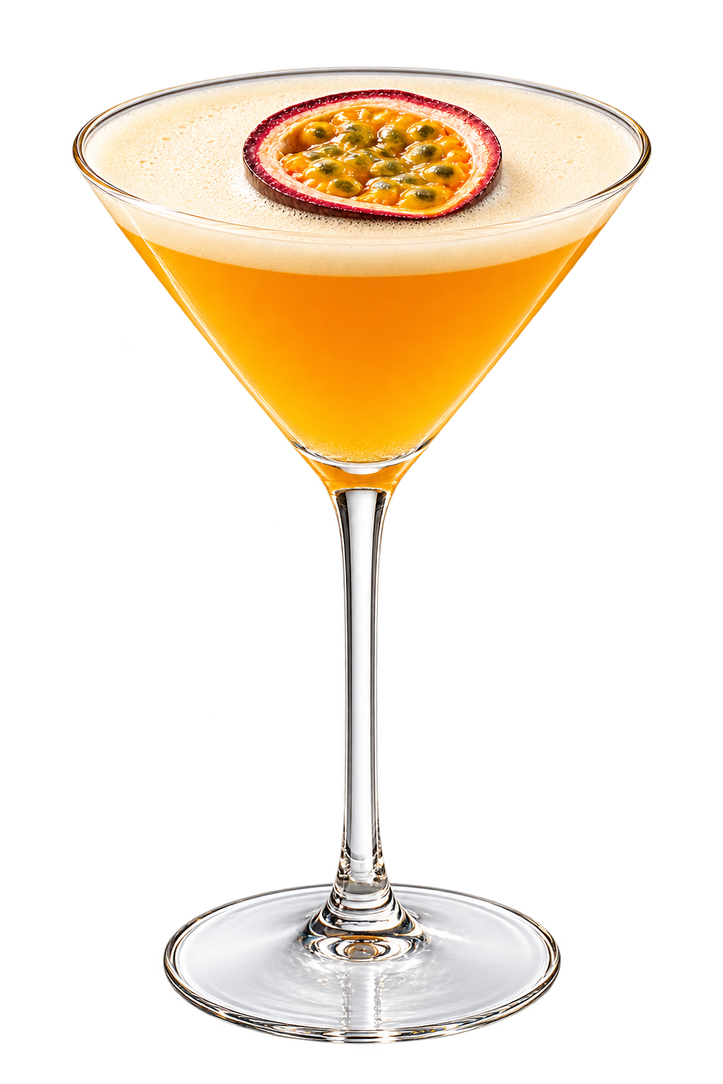 KI-generierte Visualisierung: Pornstar Martini mit Passionsfrucht